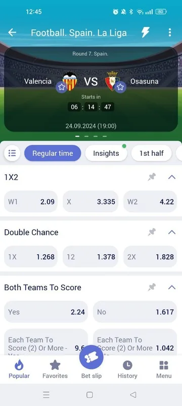 LuckyPari Android app screen 4
